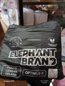 Elephant Brand Jas Hujan Dewasa Ponco Lengan Celana
