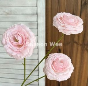 Bunga Artificial Mawar Isi 3 - Pink