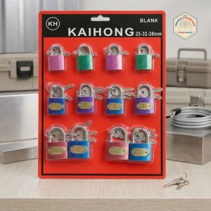 Gembok Kaihong 15mm-20mm-25mm