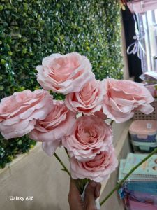 Bunga Palsu Mawar Peach