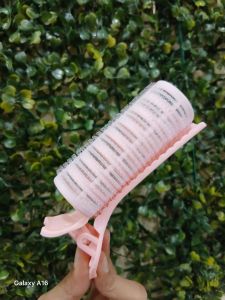 Roll Rambut + Jepit Pink