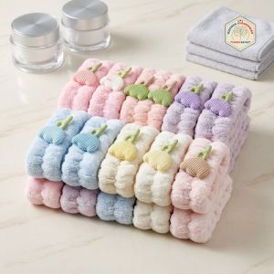 Bandana bulu bunga tulip warna mix - 11070029SJ