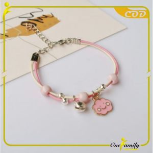 Gelang Tali Serut - Awan Pink