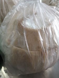 Puding kelapa selasih
