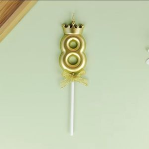Lilin Angka Ulang Tahun Pita Gold - 8