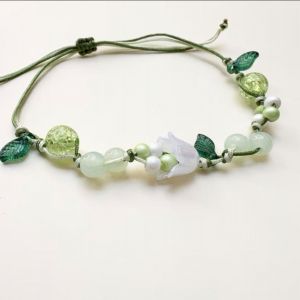 Gelang Tali Bunga - Hijau