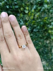 Cincin Gold - Permata Besar