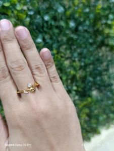 Cincin Gold - mawar