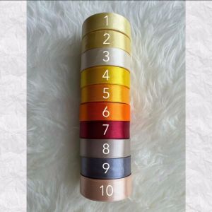 Sakura - Pita Satin 1 Inch - 2,5cm 25 Yard - Maroon (7)