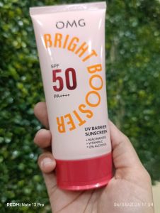 OMG Bright Booster UV Sunscreen SPF 50++