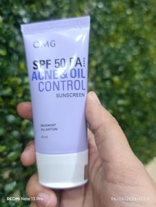 OMG Acne&Oil Booster UV Barrier Sunscreen SPF 50