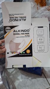 Alkindo - Masker Duckbill 50 pcs - Dewasa - Hitam