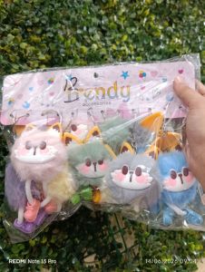 Gantungan Kunci Bulu - Kucing