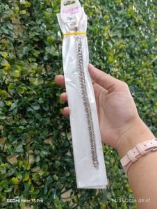 Gelang Rantai Silver Cowok - Sedang
