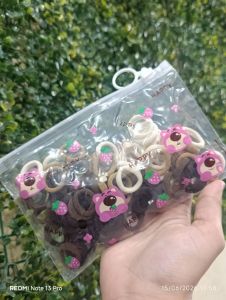 LATSO - Ikat Rambut Kecil - Hitam Putih Coklat
