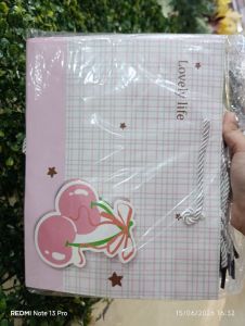 Paper Bag - Pink Cheery Timbul