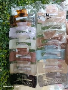 Jepit Rambut Kotak Besar Glossy