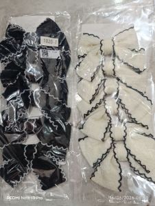 Jepit Rambut Pita - Black & White