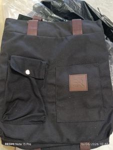 Tote bag Kanvas Hitam