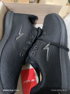 ANDO LIAM DUO JTA - Sepatu Sekolah Hitam Polos - 39