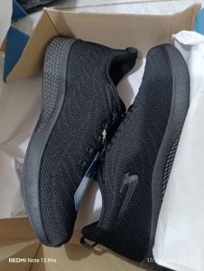 THOMAS - Sepatu Sekolah Hitam Putih - 37