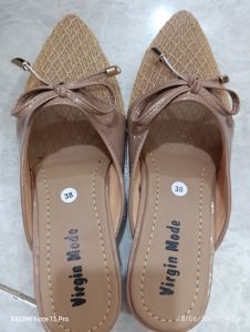 Virgin Mode - Heels Wanita 3 cm Coklat - Size 37