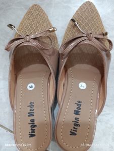Virgin Mode - Heels Wanita 3 cm Coklat - Size 40