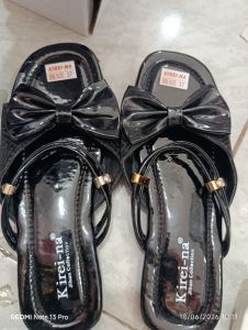 Kirei-na - Sendal Hitam Pita Size -37