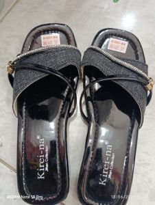 Kirei-na - Sendal Hitam Tali Size - 38