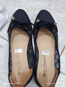 Reno Martin - Flatshoes Hitam Size - 37