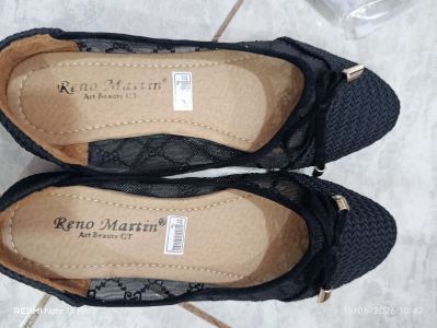 Reno Martin - Flatshoes Hitam Size - 38