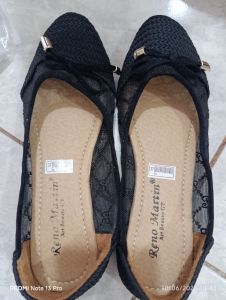 Reno Martin - Flatshoes Hitam Size - 39