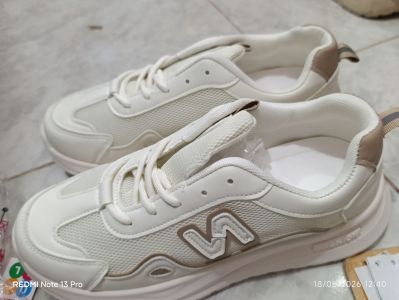 Fashion Sport - Sepatu Warna White & Brown Size - 37