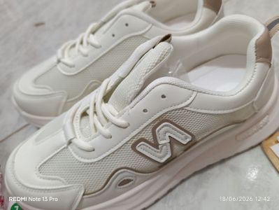 Fashion Sport - Sepatu Warna White & Brown Size - 39 