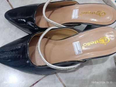 DIATELLO - Heels Wanita 5cm Hitam - Size 38