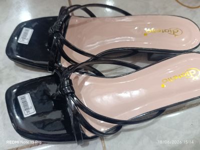 DIATELLO - Heels Wanita 3cm Hitam - Size 37