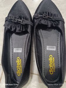 Diatello - Flatshoes Hitam Size - 38