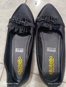 Diatello - Flatshoes Hitam Size - 39