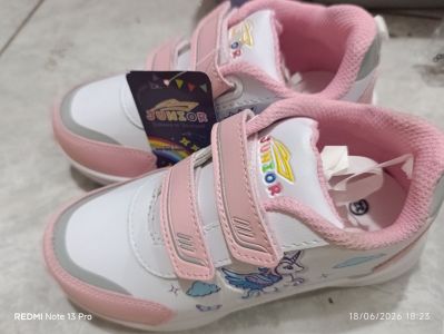 JUNIOR - Sepatu Anak Pink Putih - Size 30