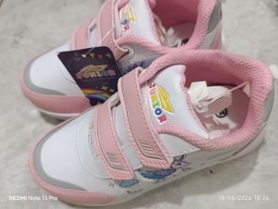 JUNIOR - Sepatu Anak Pink Putih - Size 32