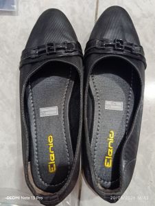 Elenio - Flatshoes Hitam - 37