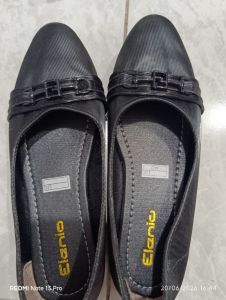 Elenio - Flatshoes Hitam - 38