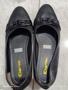 Elenio - Flatshoes Hitam - 39