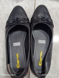 Elenio - Flatshoes Hitam - 40