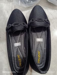 Anza - Flatshoes Hitam - 37