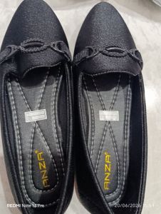 Anza - Flatshoes Hitam - 38