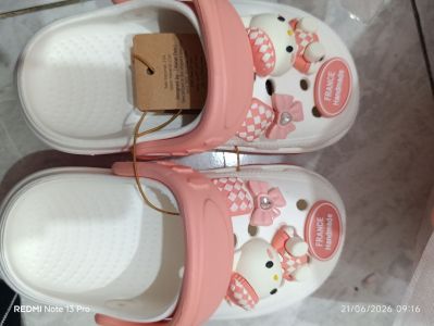 Sandal Crocs Anak Hello Kitty - Size 2829