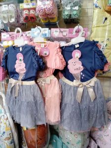 Setelan rok pita