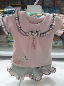 Setelan katun karet impor