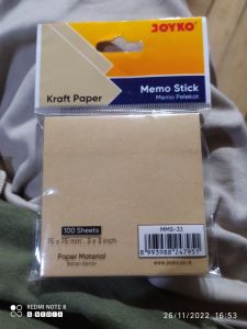 Joyko Memo Stick Kraft Paper Label MMS-33